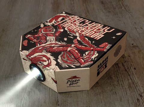 Pizza Hut Projector Box