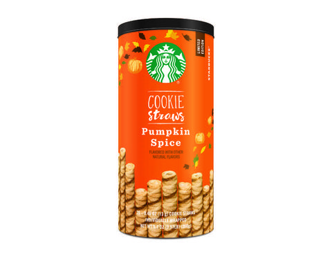 Starbucks pumpkin spice cookie straws