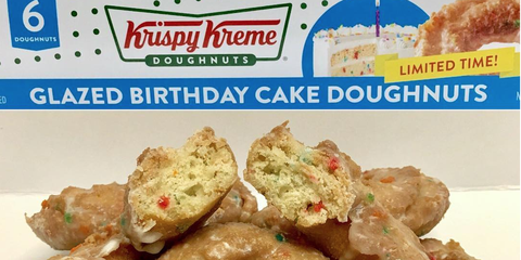 ขนมเค้กเคลือบวันเกิดของ Krispy Kreme จะกลับมาบนชั้นวาง