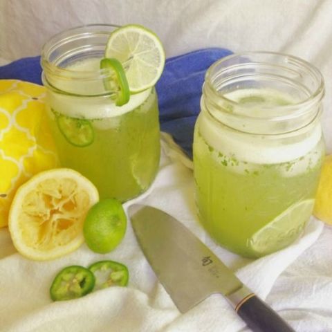 ผักชีมะนาว Jalapeno Lemonade Recipe